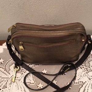 Fossil Vintage Leather Crossbody Bag Small